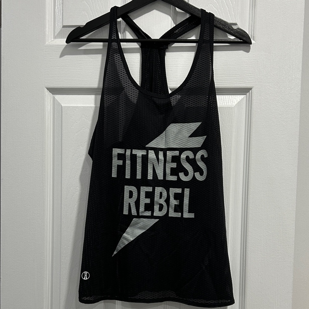 Holloway Pound Class Black Fitness Rebel Tank Top